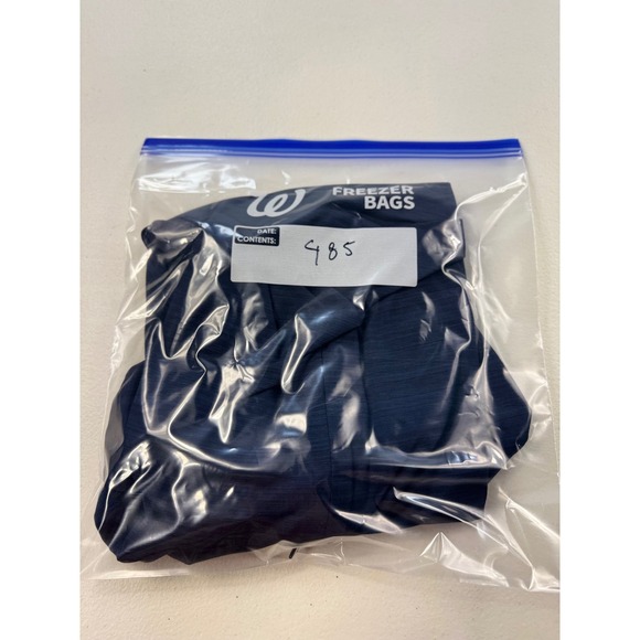 Athleta Momentum Long Sleeve Top Half Zip Ruched Running Navy Blue S - Picture 8 of 8